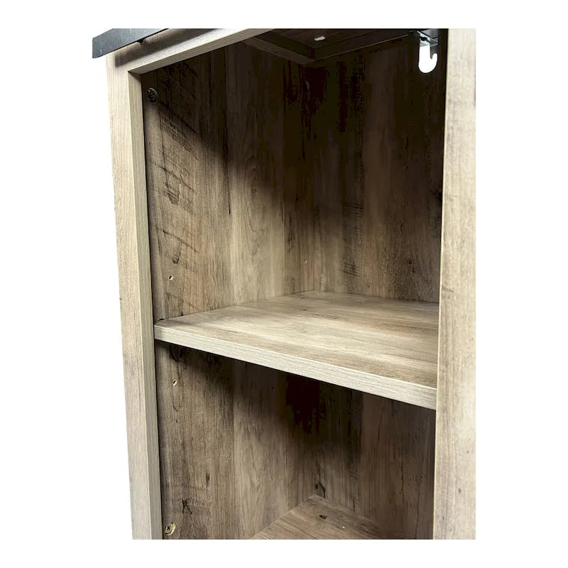 Sideboard im Landhausstil für Wohnzimmer, Kaffeebar, Küche, einfach zu montieren und zu reinigen
