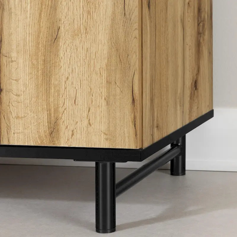 Home-Office-Sideboard mit Schublade für Hängeregistratur und verstellbarem Einlegeboden