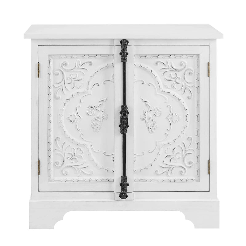 Retro und romantischer Blumenschrank