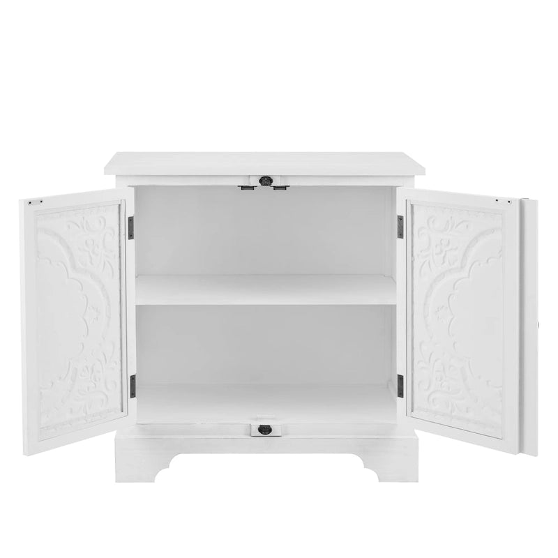 Retro und romantischer Blumenschrank