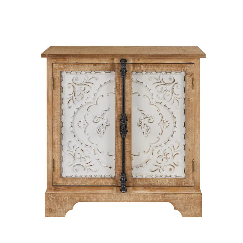 Retro und romantischer Blumenschrank