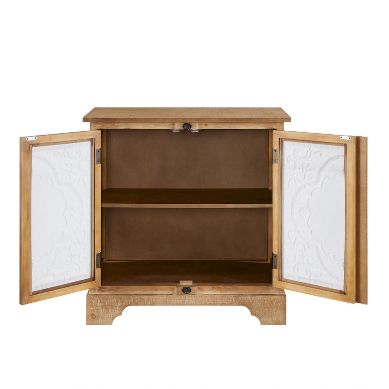 Retro und romantischer Blumenschrank