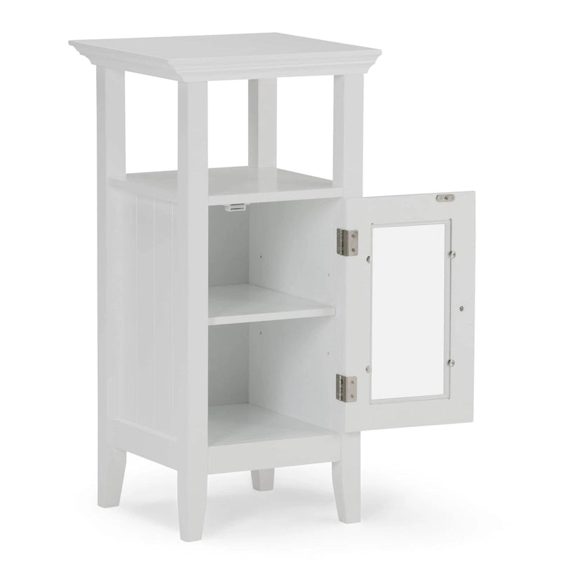 30H x 15B Standregal für Badezimmer, Reinweiß
