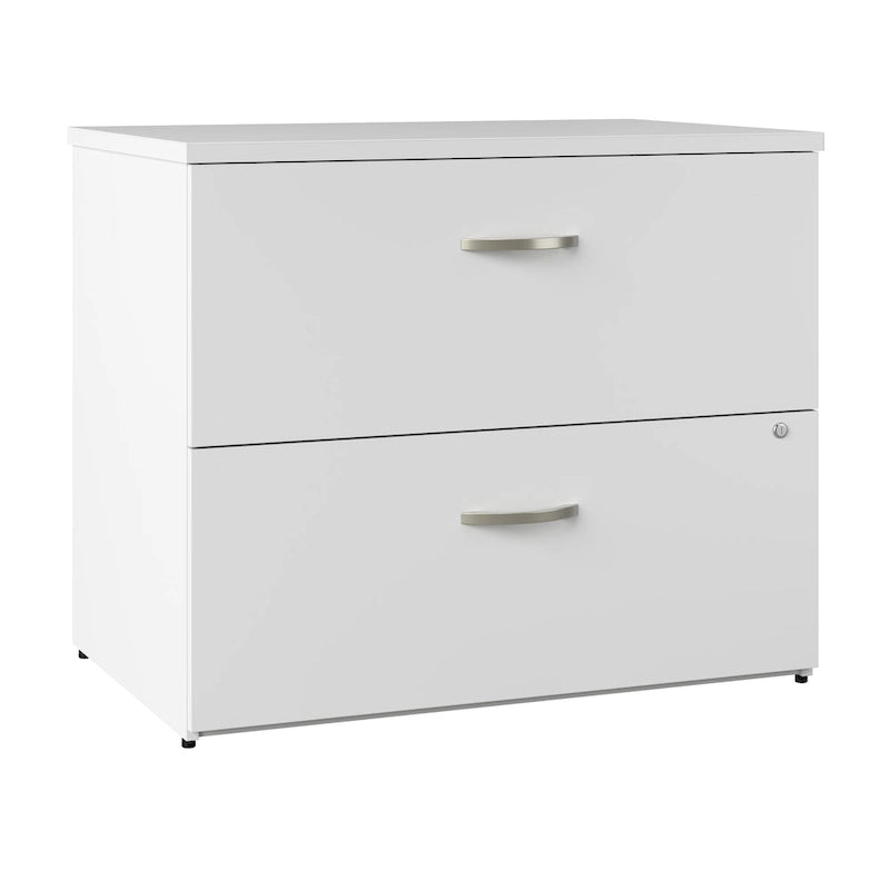 2 Schubladen Aktenschrank, komplett montiert