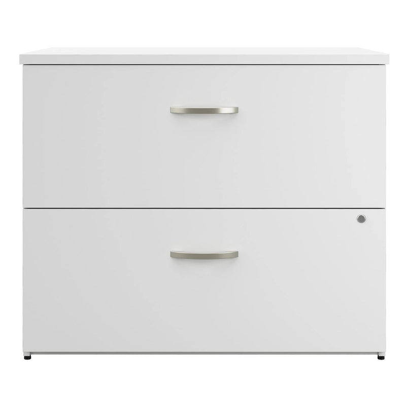 2 Schubladen Aktenschrank, komplett montiert