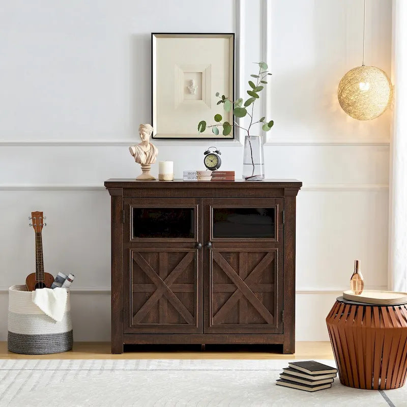 38 Zoll großes Bauernhaus-Buffet Sideboard mit 2 Türen