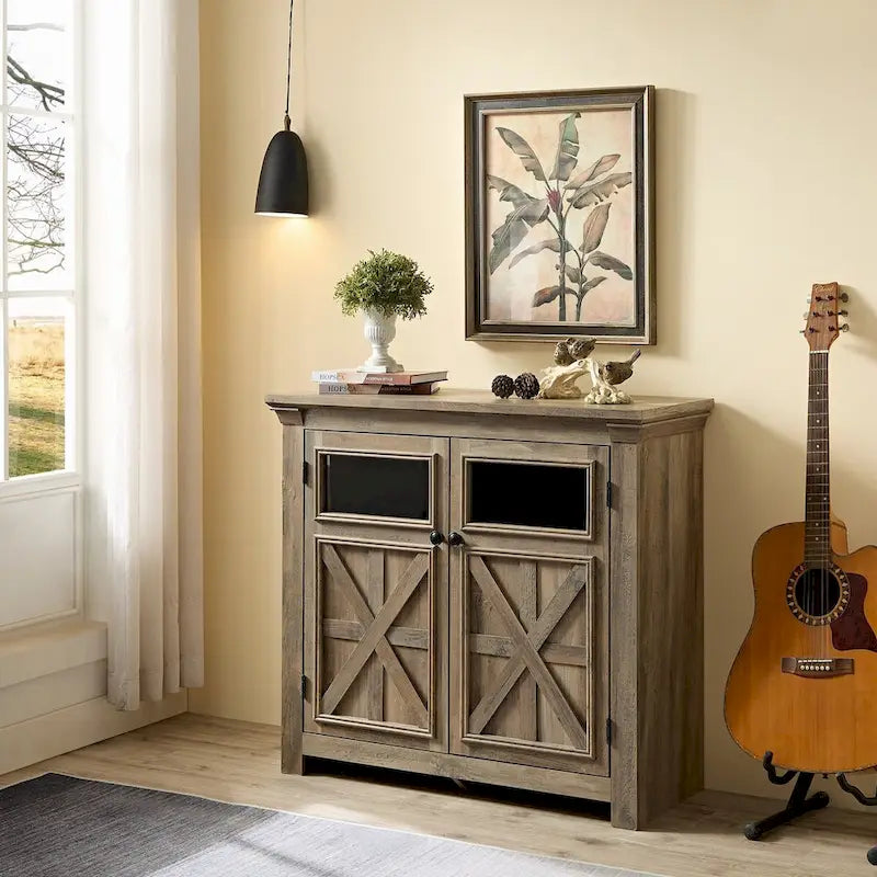 38 Zoll großes Bauernhaus-Buffet Sideboard mit 2 Türen