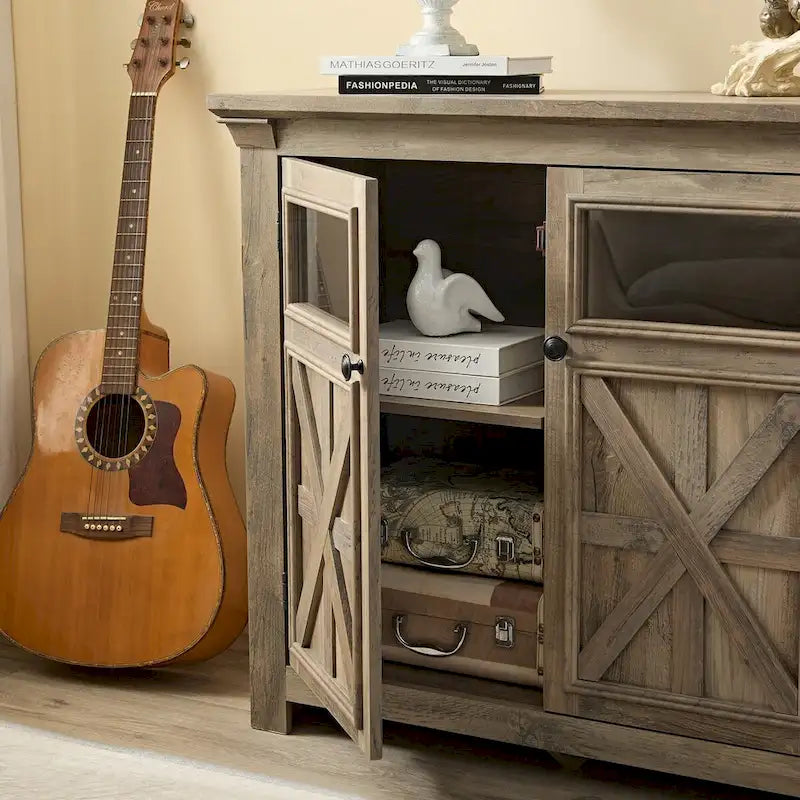 38 Zoll großes Bauernhaus-Buffet Sideboard mit 2 Türen