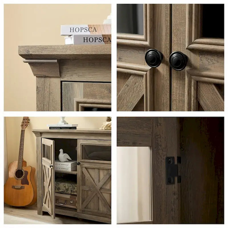 38 Zoll großes Bauernhaus-Buffet Sideboard mit 2 Türen