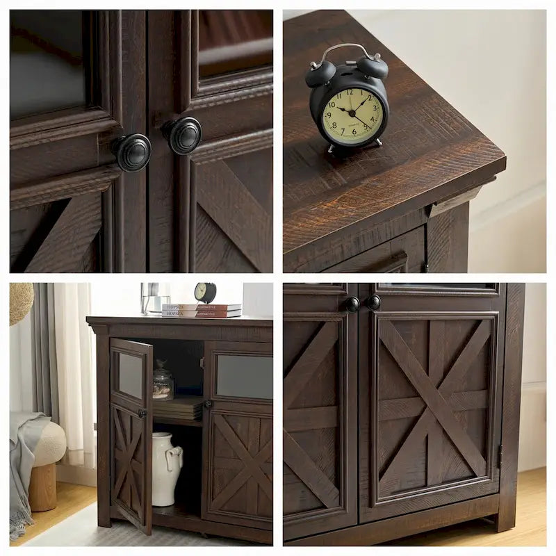 38 Zoll großes Bauernhaus-Buffet Sideboard mit 2 Türen