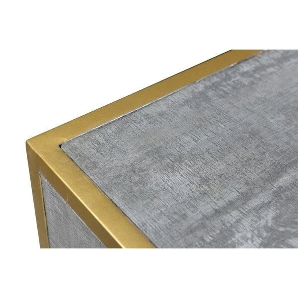 Sideboard-Buffetschrank aus massivem Mangoholz, 60 W, Lagos Grau
