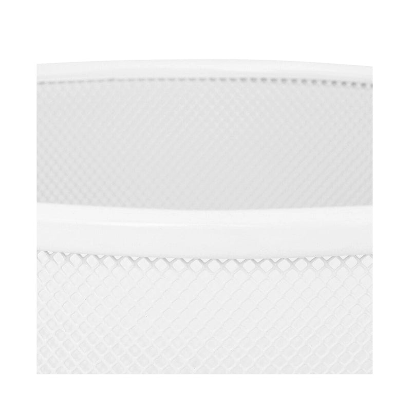 22,7 Liter runder Papierkorb aus Stahlgeflecht (2er-Pack)