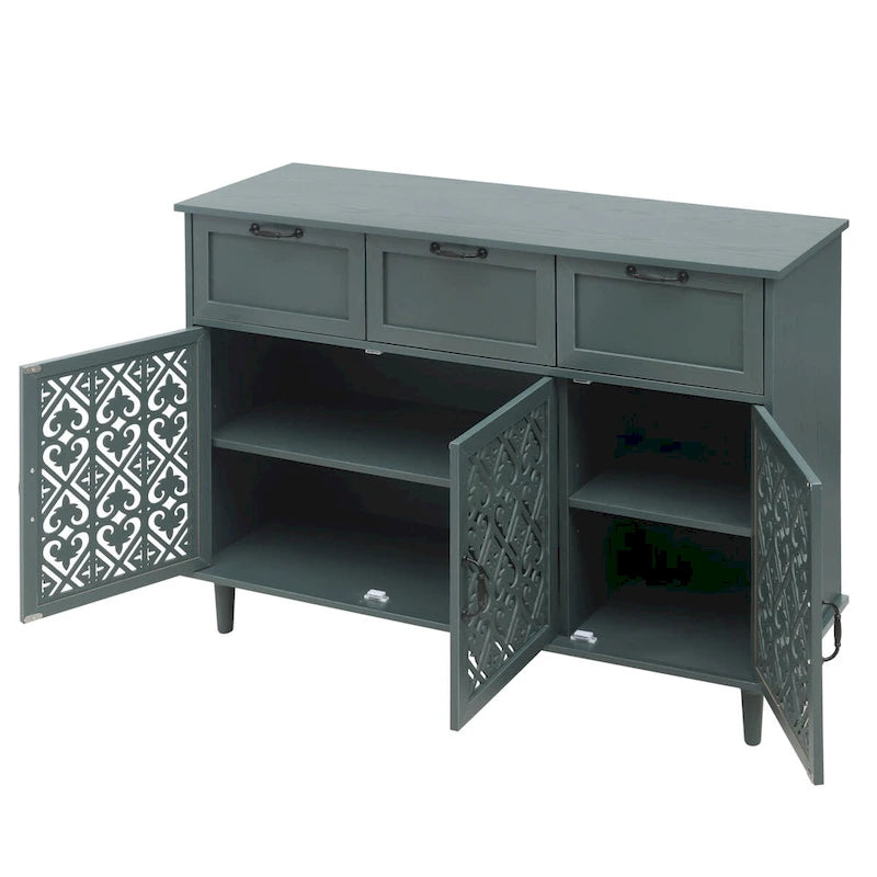 3-türiger, 3-schubladiger Schrank für das Schlafzimmer