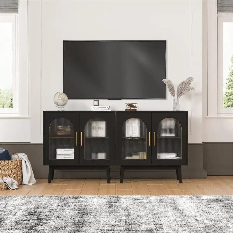 Sideboard Buffet Schrank, Akzent Küchenschrank - 15.7T x 31.5B x 31.5H