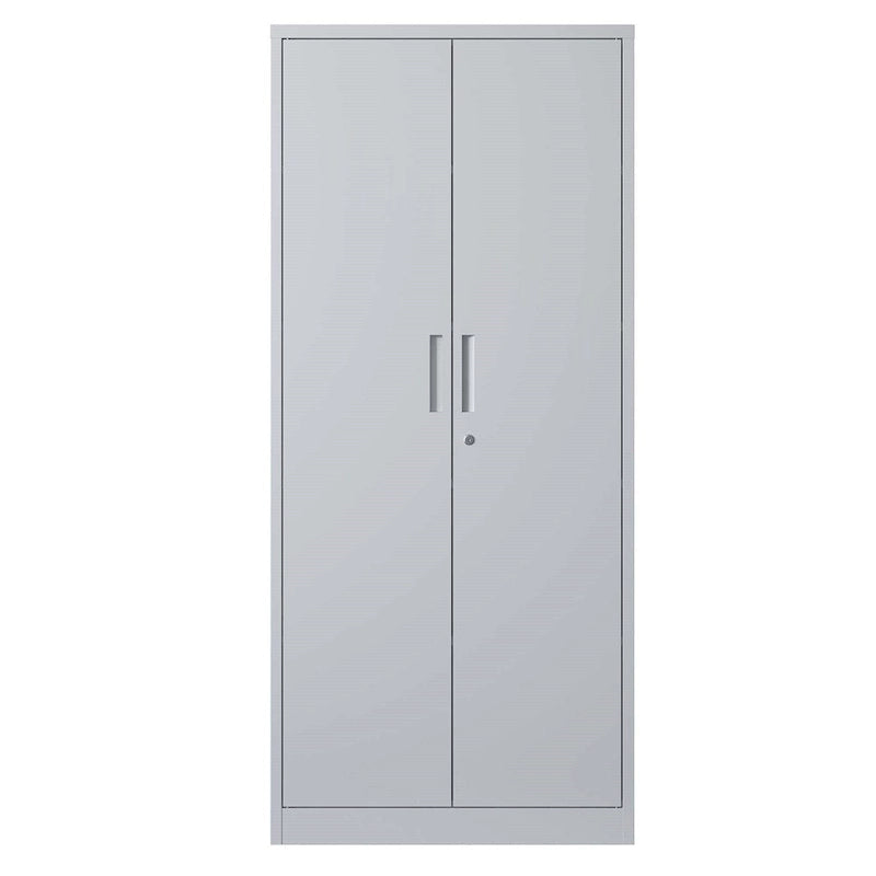 71H Metall abschließbarer Aufbewahrungsschrank mit Türen und 4 Regalböden