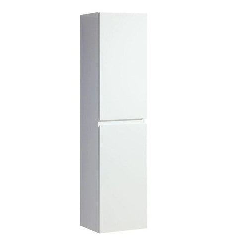 14 Zoll Wäscheschrank, hochglänzend weiß lackiert - 13,8 x 11,8 x 55,1