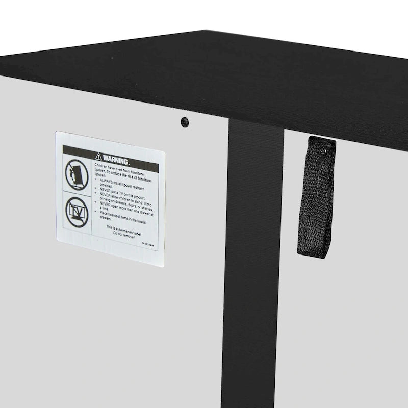 Hoher Aufbewahrungsschrank mit 8 Türen und 4 Einlegeböden, 61T x 32,5B x 183,9H cm