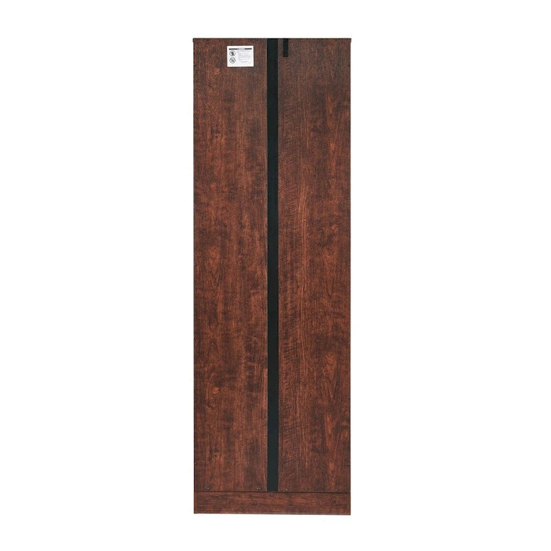 Hoher Aufbewahrungsschrank mit 8 Türen und 4 Einlegeböden, 61T x 32,5B x 183,9H cm