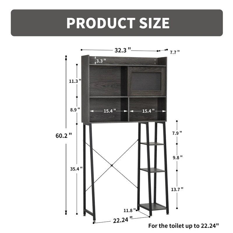 WC-Oberschrank – 11,8T x 32,3B x 60,2H